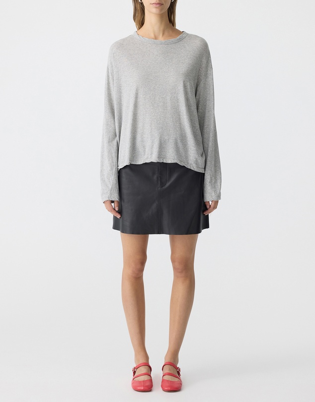 Bassike - Slouch Superfine Long Sleeve T-Shirt