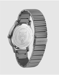 Plein Sport - Plein Iron Tiger 44mm Black dial and Silver-tone bracelet