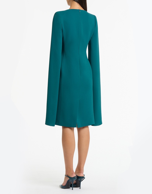 Carla Zampatti - Serpentine Crepe Lovero Midi Dress
