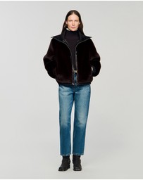 Sandro - Blake Faux Fur Coat