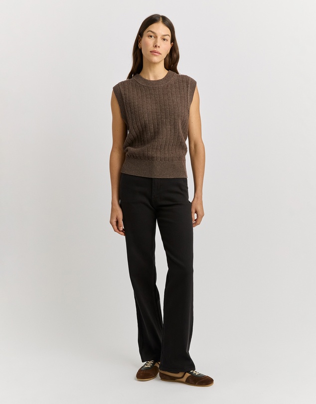 Toorallie - Grid Knit Vest