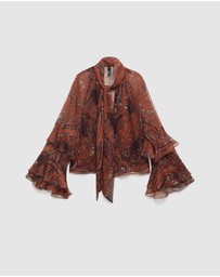 M.N.G - Paisley Print Blouse