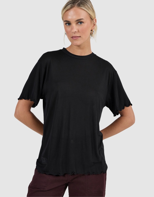 Rolla's - Sheer Lyocell Tee - Black