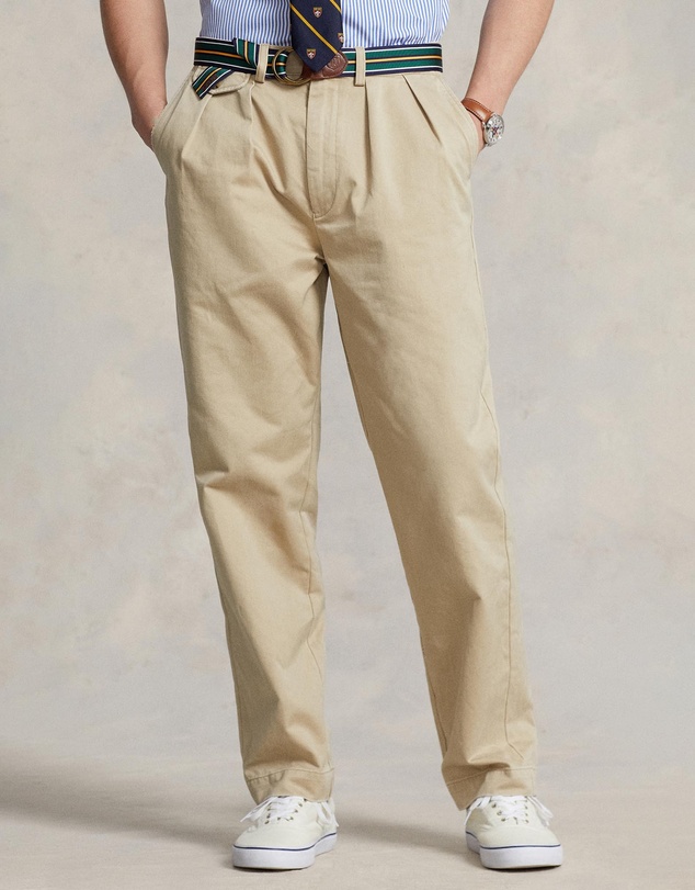 Polo Ralph Lauren - Whitman Relaxed Fit Pleated Chino Pants- ICONIC EXCLUSIVE