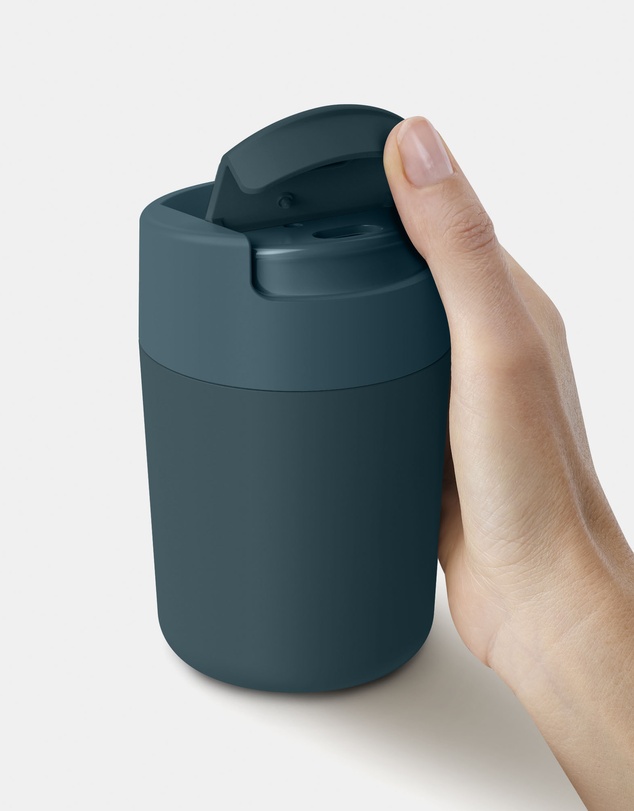 Joseph Joseph - Sipp™ Travel Mug with Flip-top Cap - 340 mL (12 fl. oz) (Blue)