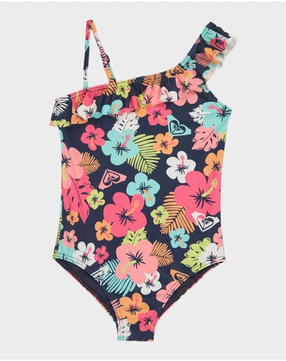 Roxy - Girls 2 to 7 Morning Flower One Piece Swimsuit