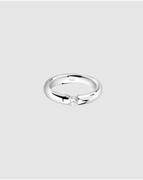 Elli Jewelry - Ring Zirconia 925 Sterling Silver