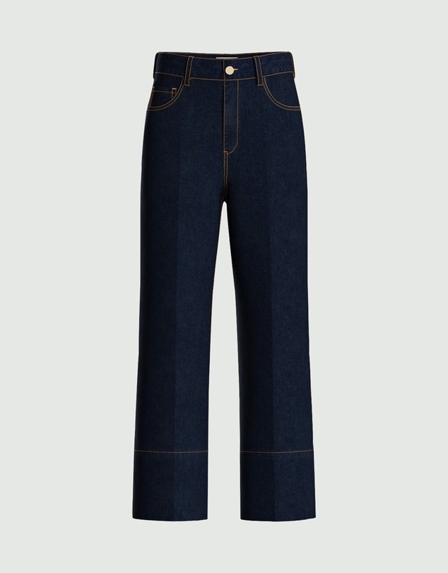 Emme - Cropped Denim Jeans