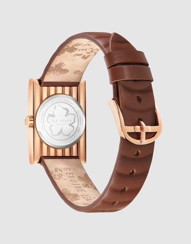 Ted Baker - Ottolee 23mm Bordeaux Leather Strap Watch