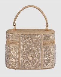 Olga Berg - Beckie Zip Top Crystal Bag