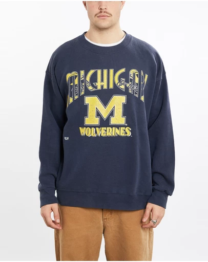 Vintage by The Real Deal - Pre Loved - Vintage 90s NCAA University of Michigan Wolverines Sweatshirt