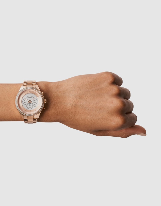 Fossil - Stella Gen 6 Hybrid Rose Gold-Tone Smartwatch