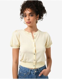 Forcast - Cindy Puff Sleeve Cardigan