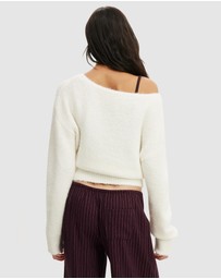 Cotton On Body - Fluffy Off The Shoulder Knit Jumper
