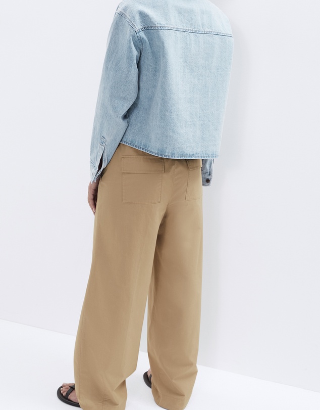 UNISON - Cotton Pleat Front Pant