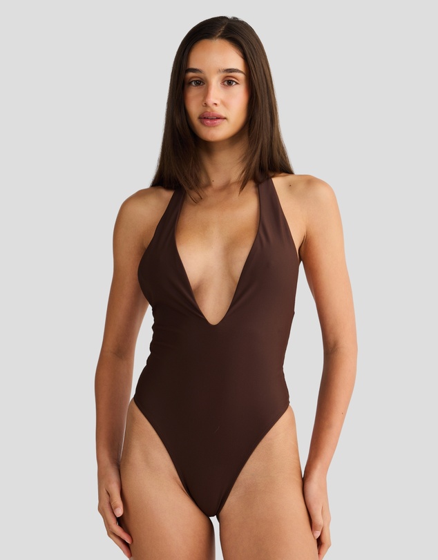 Vacay Swimwear - Vienna One Piece Chocolate