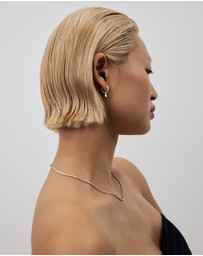SAINT VALENTINE - Indi Mini Hoops - Silver - ICONIC EXCLUSIVE
