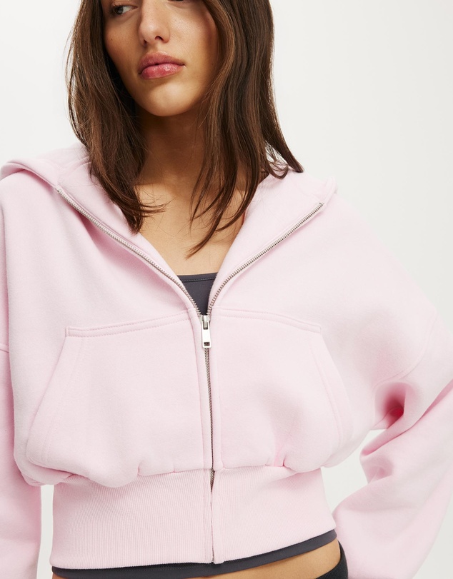 Cotton On - Oversized Zip Through Hoodie