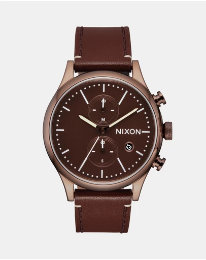 Nixon - STATION Chrono Leather