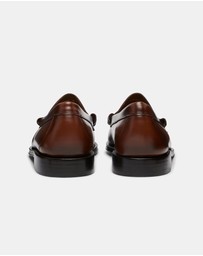 G. H. BASS - ICONIC EXCLUSIVE - Weejun Heritage Larson Moc Penny Loafers