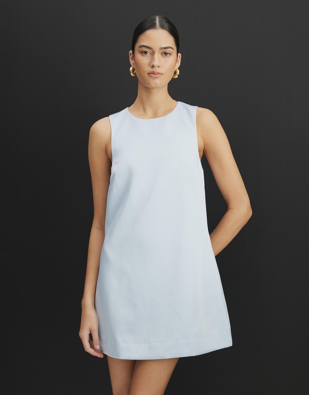 AERE - Harlyn Satin Shift Mini Dress