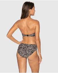 Nip Tuck Swim - Black Gold Rush Jacinta Bikini Top