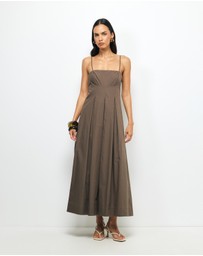 AERE - Vega Cotton Midi Dress