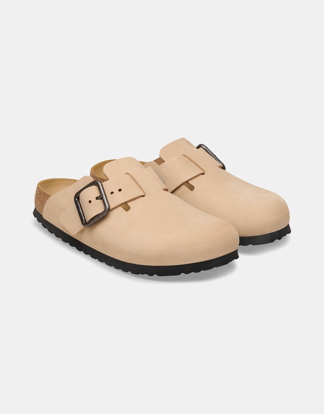 Birkenstock - Boston Wire Buckle Nubuck Leather Regular - Unisex