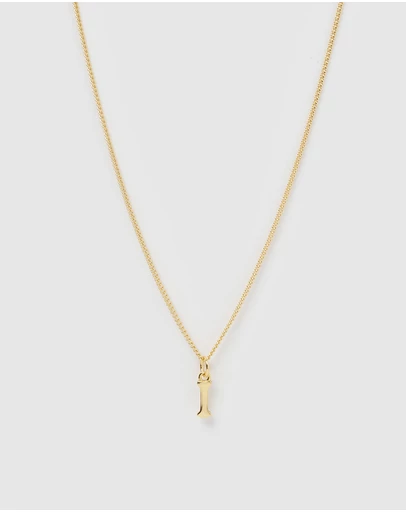Izoa - Alphabet Letter I Necklace