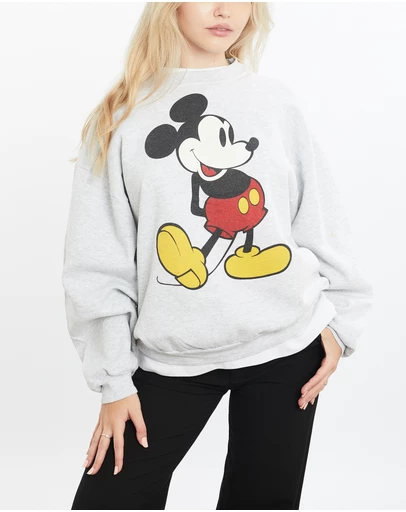 Vintage by The Real Deal - Pre Loved - Vintage 90s Disney Mickey Mouse Sweatshirt