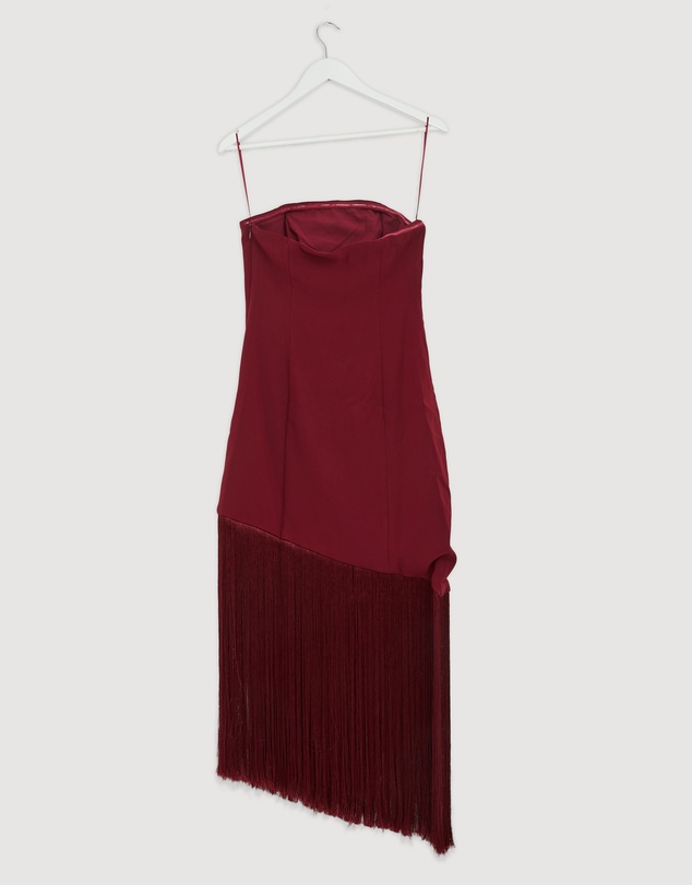 Revibe - Repaired CHANCERY Violet Asymmetric Fridge Midi Dress - AU 10