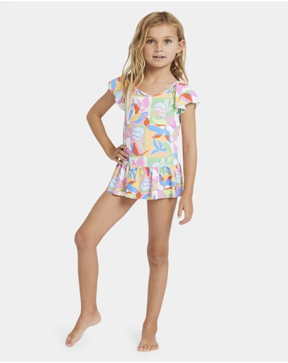 Billabong - Girls 0 to 5 Sun Shift One Piece Swimsuit