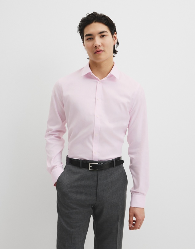 Country Road - Slim Fit Textured Travel Shirt