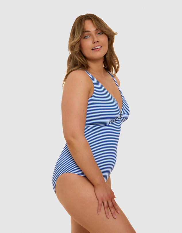 Simone Perele - Sailor Stripe Underwired One Piece Swimsuit