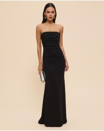 CHANCERY - Amaya Strapless Drape Gown