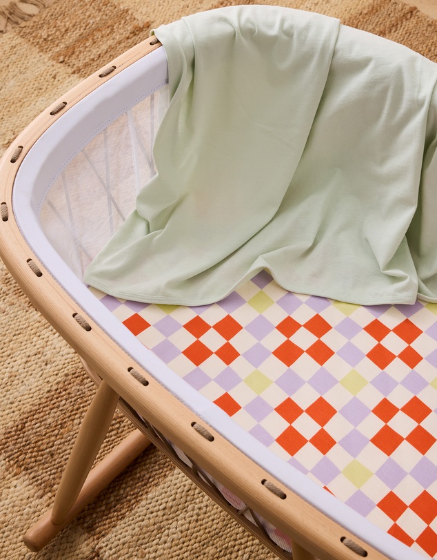 Sheet Society - Leo Washed Cotton Baby Fitted Sheet