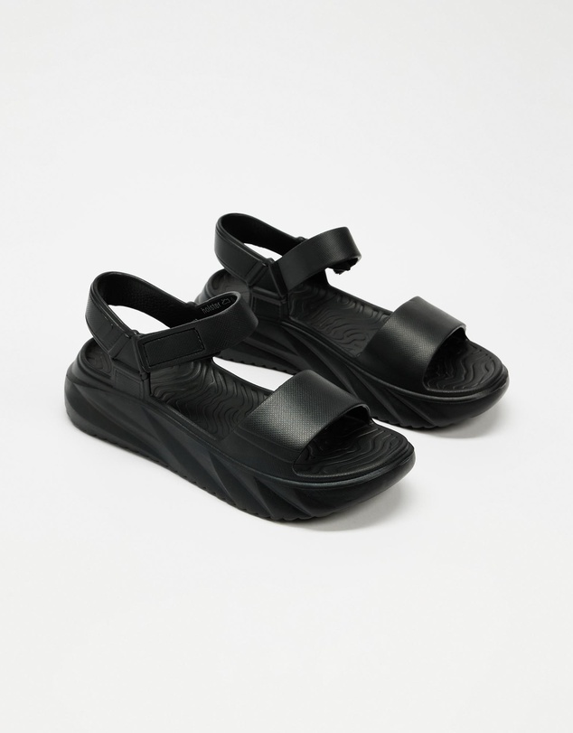 Holster - Cloudnine EVA Wedge Sandals - Black - Women's