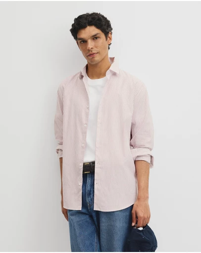 Country Road - Regular Fit Cotton Stripe Shirt