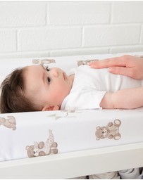 Living Textiles - Organic Change Mat Cover - Cuddly Bear