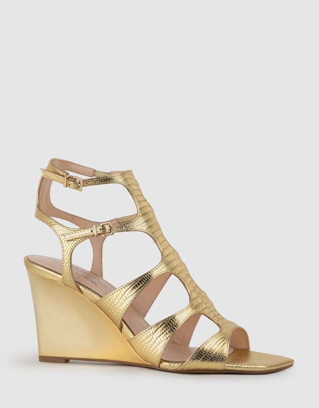 Edward Meller - SHERA90 Gladiator Sandal on Wedge