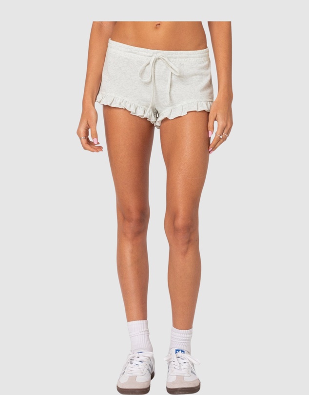 EDIKTED - Randi Ruffled Micro Shorts