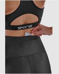 SKINS - SKINS Compression Women's Series-3 Activewear Long Tight Skyscraper Black