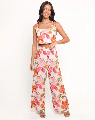Petal & Pup - Saffra Wide Leg Pants - Everlyn Print