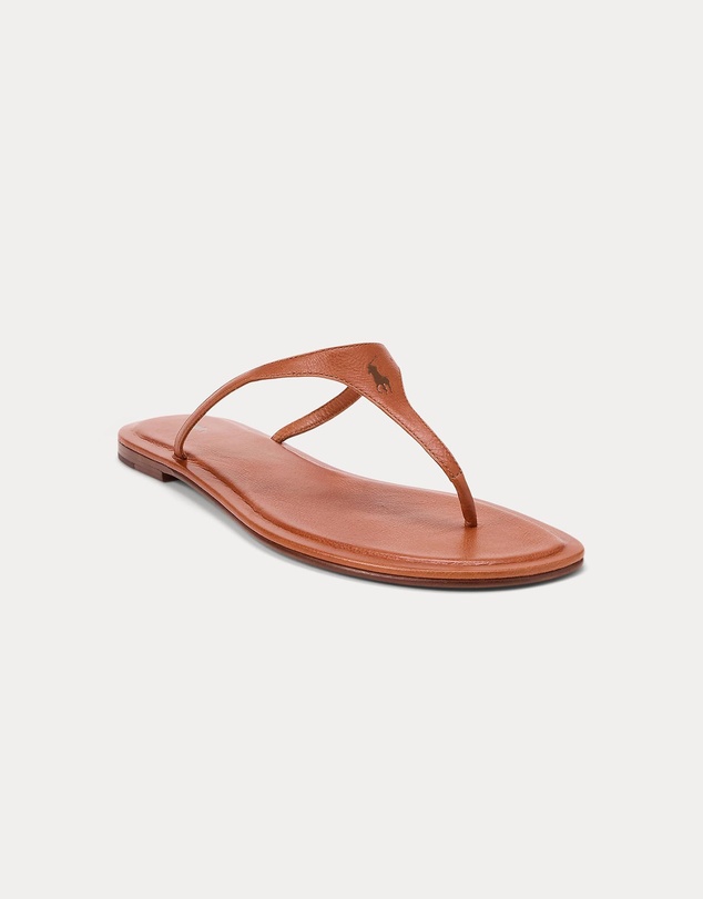 Polo Ralph Lauren - Polo Play Calfskin Thong Sandal - The ICONIC Exclusive