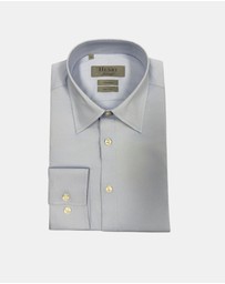 Henry Bucks - HENRY SARTORIAL Bamboo Easy Care Shirt BLUE