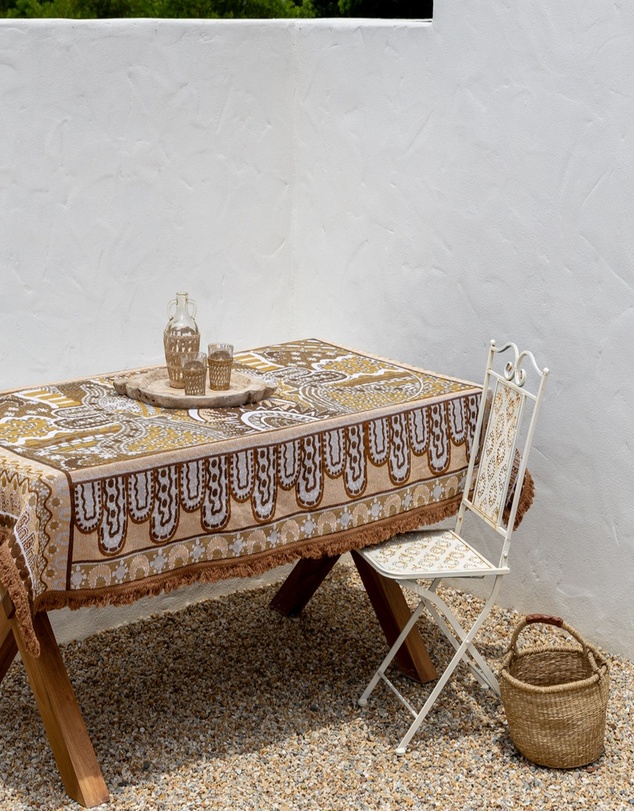Good Throw Co - Brown Alkira Art Throw Rug