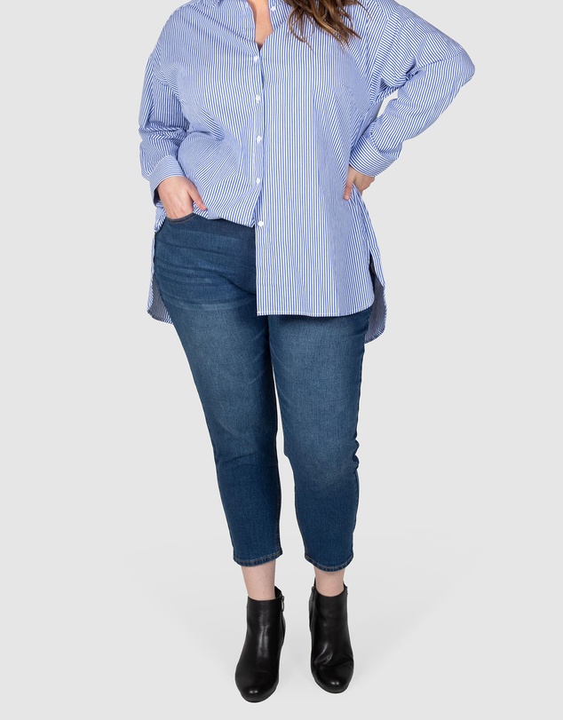 Love Your Wardrobe - Hannah Ankle Grazer Stretch Jeans