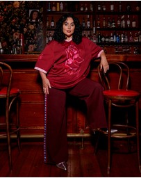 SMWR. by The Somewhere Co - Sagittarius Astrology Oversized Tee
