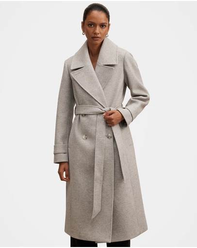 Forever New Petite - Sandy Petite Belted Coat