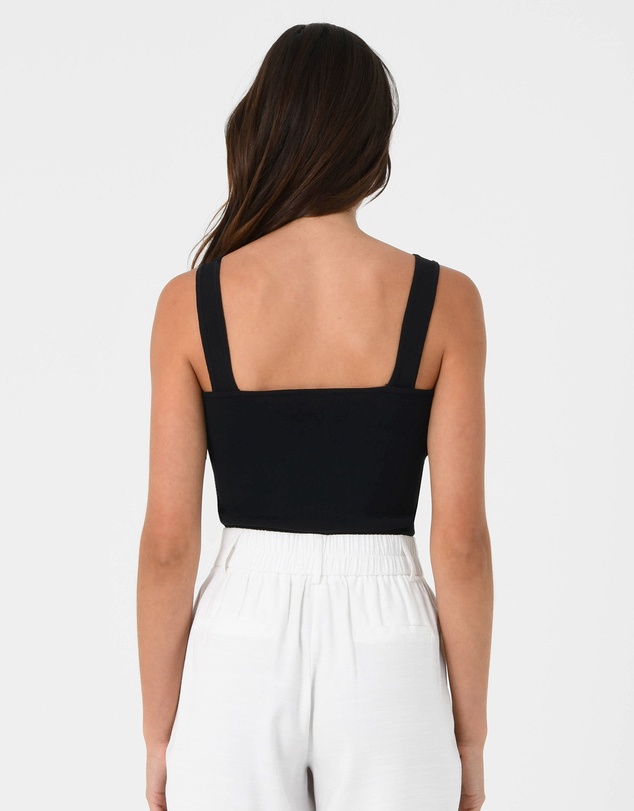 Forcast - Miami Cropped Sleeveless Knit Top